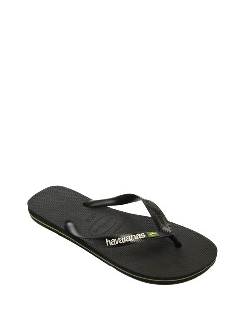 sandalo brasil logo nero HAVAIANAS | 4110850BRASIL LOGO-1069